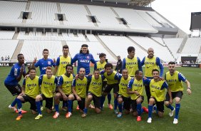 Durante o treino desta manh na Arena Corinthians, zona leste de So Paulo. O prximo jogo da equipe ser amanh, domingo, dia 18/05 contra o Figueirense/SC, vlido pela 5 rodada do Campeonato Brasileiro de 2014