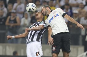 Durante a partida Corinthians x Figueirense/SC, realizada esta tarde na Arena Corinthians, válida pela 5ª rodada do Campeonato Brasileiro de 2014