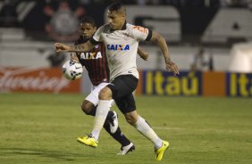 Durante a partida Corinthians x Atlético-PR, realizada esta noite no estádio do Caninde, válida pela 6ª rodada do Campeonato Brasileiro de 2014