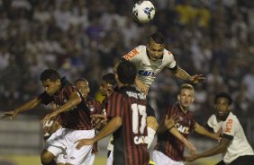Durante a partida Corinthians x Atlético-PR, realizada esta noite no estádio do Caninde, válida pela 6ª rodada do Campeonato Brasileiro de 2014