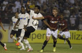 Durante a partida Corinthians x Atlético-PR, realizada esta noite no estádio do Caninde, válida pela 6ª rodada do Campeonato Brasileiro de 2014