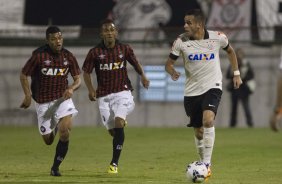 Durante a partida Corinthians x Atlético-PR, realizada esta noite no estádio do Caninde, válida pela 6ª rodada do Campeonato Brasileiro de 2014