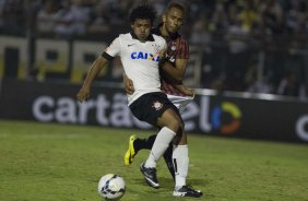 Durante a partida Corinthians x Atlético-PR, realizada esta noite no estádio do Caninde, válida pela 6ª rodada do Campeonato Brasileiro de 2014