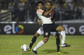Durante a partida Corinthians x Atlético-PR, realizada esta noite no estádio do Caninde, válida pela 6ª rodada do Campeonato Brasileiro de 2014