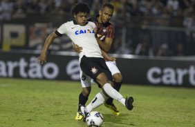 Durante a partida Corinthians x Atlético-PR, realizada esta noite no estádio do Caninde, válida pela 6ª rodada do Campeonato Brasileiro de 2014