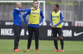 Durante o treino desta manh no CT do Parque Ecolgico do Tiete, zona leste de So Paulo. O prximo jogo da equipe ser amanh, domingo, dia 25/05 na Ilha do Retiro contra o Sport/PE, vlido pela 7 rodada do Campeonato Brasileiro de 2014