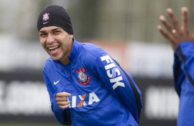 Durante o treino desta manh no CT do Parque Ecolgico do Tiete, zona leste de So Paulo. O prximo jogo da equipe ser amanh, domingo, dia 25/05 na Ilha do Retiro contra o Sport/PE, vlido pela 7 rodada do Campeonato Brasileiro de 2014