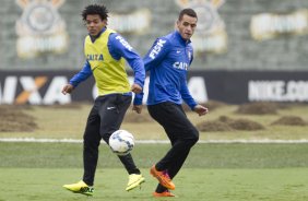 Durante o treino desta manh no CT do Parque Ecolgico do Tiete, zona leste de So Paulo. O prximo jogo da equipe ser amanh, domingo, dia 25/05 na Ilha do Retiro contra o Sport/PE, vlido pela 7 rodada do Campeonato Brasileiro de 2014