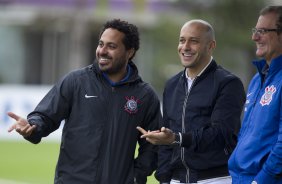 Durante o treino desta manh no CT do Parque Ecolgico do Tiete, zona leste de So Paulo. O prximo jogo da equipe ser amanh, domingo, dia 25/05 na Ilha do Retiro contra o Sport/PE, vlido pela 7 rodada do Campeonato Brasileiro de 2014