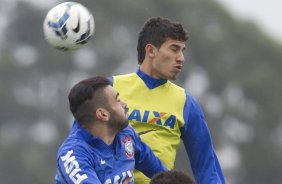 Durante o treino desta manh no CT do Parque Ecolgico do Tiete, zona leste de So Paulo. O prximo jogo da equipe ser amanh, domingo, dia 25/05 na Ilha do Retiro contra o Sport/PE, vlido pela 7 rodada do Campeonato Brasileiro de 2014