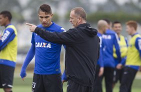 Durante o treino desta manh no CT do Parque Ecolgico do Tiete, zona leste de So Paulo. O prximo jogo da equipe ser amanh, domingo, dia 25/05 na Ilha do Retiro contra o Sport/PE, vlido pela 7 rodada do Campeonato Brasileiro de 2014