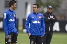 Durante o treino desta manh no CT do Parque Ecolgico do Tiete, zona leste de So Paulo. O prximo jogo da equipe ser amanh, domingo, dia 25/05 na Ilha do Retiro contra o Sport/PE, vlido pela 7 rodada do Campeonato Brasileiro de 2014