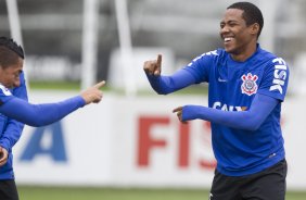 Durante o treino desta manh no CT do Parque Ecolgico do Tiete, zona leste de So Paulo. O prximo jogo da equipe ser amanh, domingo, dia 25/05 na Ilha do Retiro contra o Sport/PE, vlido pela 7 rodada do Campeonato Brasileiro de 2014