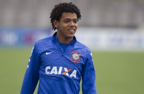 Durante o treino desta manh no CT do Parque Ecolgico do Tiete, zona leste de So Paulo. O prximo jogo da equipe ser amanh, domingo, dia 25/05 na Ilha do Retiro contra o Sport/PE, vlido pela 7 rodada do Campeonato Brasileiro de 2014