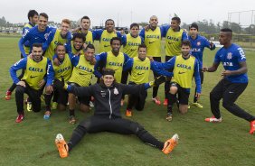 Durante o treino desta manh no CT do Parque Ecolgico do Tiete, zona leste de So Paulo. O prximo jogo da equipe ser amanh, domingo, dia 25/05 na Ilha do Retiro contra o Sport/PE, vlido pela 7 rodada do Campeonato Brasileiro de 2014