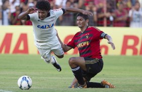 Durante a partida entre Sport/Recife x Corinthians, realizada esta tarde na Ilha do Retiro, vlida pela 7 rodada do Campeonato Brasileiro de 2014