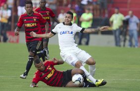 Durante a partida entre Sport/Recife x Corinthians, realizada esta tarde na Ilha do Retiro, vlida pela 7 rodada do Campeonato Brasileiro de 2014