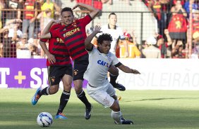 Durante a partida entre Sport/Recife x Corinthians, realizada esta tarde na Ilha do Retiro, vlida pela 7 rodada do Campeonato Brasileiro de 2014