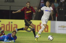 Durante a partida entre Sport/Recife x Corinthians, realizada esta tarde na Ilha do Retiro, vlida pela 7 rodada do Campeonato Brasileiro de 2014