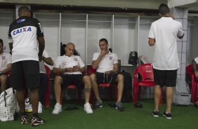 Nos vestiários antes da partida entre Sport/Recife x Corinthians, realizada esta tarde na Ilha do Retiro, válida pela 7ª rodada do Campeonato Brasileiro de 2014
