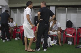 Nos vestirios antes da partida entre Sport/Recife x Corinthians, realizada esta tarde na Ilha do Retiro, vlida pela 7 rodada do Campeonato Brasileiro de 2014