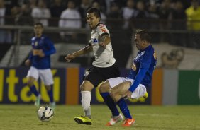Durante a partida Corinthians x Cruzeiro, realizada esta noite no estádio do Caninde, válida pela 8ª rodada do Campeonato Brasileiro de 2014
