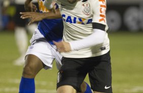 Durante a partida Corinthians x Cruzeiro, realizada esta noite no estádio do Caninde, válida pela 8ª rodada do Campeonato Brasileiro de 2014