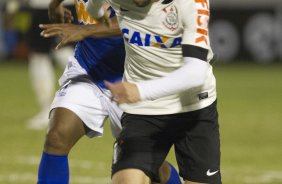 Durante a partida Corinthians x Cruzeiro, realizada esta noite no estdio do Caninde, vlida pela 8 rodada do Campeonato Brasileiro de 2014