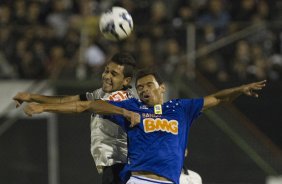 Durante a partida Corinthians x Cruzeiro, realizada esta noite no estádio do Caninde, válida pela 8ª rodada do Campeonato Brasileiro de 2014