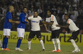 Durante a partida Corinthians x Cruzeiro, realizada esta noite no estádio do Caninde, válida pela 8ª rodada do Campeonato Brasileiro de 2014