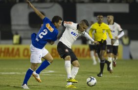 Durante a partida Corinthians x Cruzeiro, realizada esta noite no estádio do Caninde, válida pela 8ª rodada do Campeonato Brasileiro de 2014
