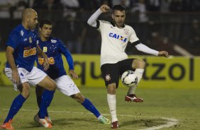 Durante a partida Corinthians x Cruzeiro, realizada esta noite no estádio do Caninde, válida pela 8ª rodada do Campeonato Brasileiro de 2014