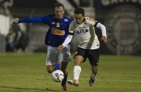 Durante a partida Corinthians x Cruzeiro, realizada esta noite no estádio do Caninde, válida pela 8ª rodada do Campeonato Brasileiro de 2014