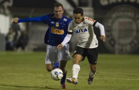 Durante a partida Corinthians x Cruzeiro, realizada esta noite no estdio do Caninde, vlida pela 8 rodada do Campeonato Brasileiro de 2014