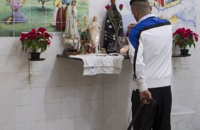 Nos vestiários antes da partida Corinthians x Cruzeiro, realizada esta noite no estádio do Caninde, válida pela 8ª rodada do Campeonato Brasileiro de 2014