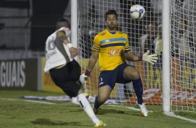 Durante a partida Corinthians x Cruzeiro, realizada esta noite no estádio do Caninde, válida pela 8ª rodada do Campeonato Brasileiro de 2014