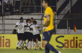 Durante a partida Corinthians x Cruzeiro, realizada esta noite no estádio do Caninde, válida pela 8ª rodada do Campeonato Brasileiro de 2014