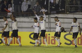 Durante a partida Corinthians x Cruzeiro, realizada esta noite no estádio do Caninde, válida pela 8ª rodada do Campeonato Brasileiro de 2014