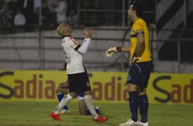 Durante a partida Corinthians x Cruzeiro, realizada esta noite no estádio do Caninde, válida pela 8ª rodada do Campeonato Brasileiro de 2014