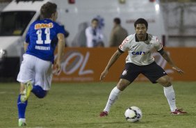 Durante a partida Corinthians x Cruzeiro, realizada esta noite no estádio do Caninde, válida pela 8ª rodada do Campeonato Brasileiro de 2014