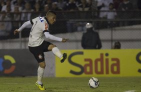 Durante a partida Corinthians x Cruzeiro, realizada esta noite no estádio do Caninde, válida pela 8ª rodada do Campeonato Brasileiro de 2014