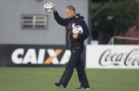 Durante o treino desta tarde no CT do Parque Ecolgico do Tiete, zona leste de So Paulo. O prximo jogo da equipe ser domingo, dia 01/06 na Arena Corinthians, vlido pela 9 rodada do Campeonato Brasileiro de 2014