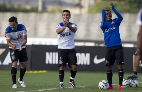 Durante o treino desta tarde no CT do Parque Ecolgico do Tiete, zona leste de So Paulo. O prximo jogo da equipe ser domingo, dia 01/06 na Arena Corinthians, vlido pela 9 rodada do Campeonato Brasileiro de 2014