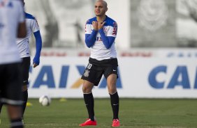 Durante o treino desta tarde no CT do Parque Ecolgico do Tiete, zona leste de So Paulo. O prximo jogo da equipe ser domingo, dia 01/06 na Arena Corinthians, vlido pela 9 rodada do Campeonato Brasileiro de 2014