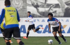 Durante o treino desta tarde no CT do Parque Ecolgico do Tiete, zona leste de So Paulo. O prximo jogo da equipe ser domingo, dia 01/06 na Arena Corinthians, vlido pela 9 rodada do Campeonato Brasileiro de 2014