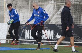 Durante o treino desta tarde no CT do Parque Ecolgico do Tiete, zona leste de So Paulo. O prximo jogo da equipe ser domingo, dia 01/06 na Arena Corinthians, vlido pela 9 rodada do Campeonato Brasileiro de 2014