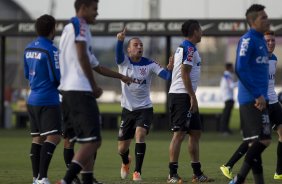 Durante o treino desta tarde no CT do Parque Ecolgico do Tiete, zona leste de So Paulo. O prximo jogo da equipe ser domingo, dia 01/06 na Arena Corinthians, vlido pela 9 rodada do Campeonato Brasileiro de 2014