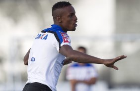 Durante o treino desta tarde no CT do Parque Ecolgico do Tiete, zona leste de So Paulo. O prximo jogo da equipe ser domingo, dia 01/06 na Arena Corinthians, vlido pela 9 rodada do Campeonato Brasileiro de 2014