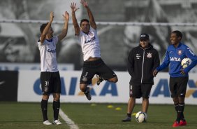 Durante o treino desta tarde no CT do Parque Ecolgico do Tiete, zona leste de So Paulo. O prximo jogo da equipe ser domingo, dia 01/06 na Arena Corinthians, vlido pela 9 rodada do Campeonato Brasileiro de 2014