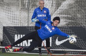 Durante o treino desta tarde no CT do Parque Ecolgico do Tiete, zona leste de So Paulo. O prximo jogo da equipe ser domingo, dia 01/06 na Arena Corinthians, vlido pela 9 rodada do Campeonato Brasileiro de 2014